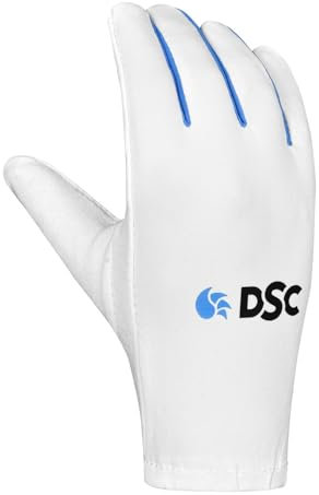 DSC 1501614 Glider Cricket Batting Inner Gloves for Mens | Cotton Palm | Kit for Men and Boys | Faster Swaet Absorbtion | Comfort Fit Lycra on Back | Multicolor