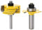 Gasea 6 Pieces 1/2-Inch Shank Slot Cutters Adjustable 3 Wing Router Bit Set for Woodworking Tool 1/4, 3/16, 5/32, 1/8, 3/32, 1/16
