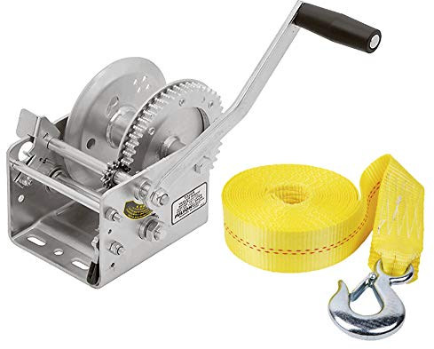 Fulton 142423 - Treuil, 1 451,5 kg, 2 Vitesses de Frein avec Sangle HD
