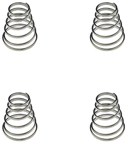 Kasteco 4 Stück 304 Edelstahl Universal Schnellspanner Fahrrad Spieß Federn