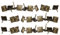 50 Piezas alfileres Antiguos de Cabeza Cuadrada, Puerta de tapicería Clavo Cian Bronce Hierro chincheta Clavo Caja de Caja Antigua sofá sofá Tachuela Decorativa Clavo Cuadrado uñas 12-19mm(12x18mm)