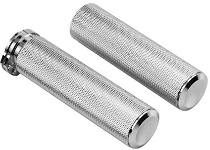 HDBUBALUS Motorrad Lenkergriff 25mm Fit für Harley Touring Sportster Dyna Softail V-Rod Chrom