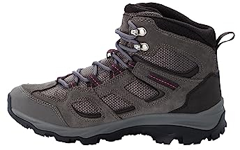Jack Wolfskin Damen Vojo 3 Texapore Mid W, Tarmac Grey Pink, 39.5 EU