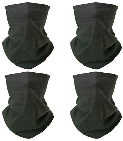 SMEHCF 4 bandeau multifonctionnel Bandana cagoule demi-couverture masque écharpe de cou pour moto vélo randonnée pêche