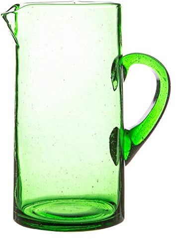 Nicola Spring Jebel Cristal Reciclado Jug - agua, jugo de garrafa - 1L - Verde