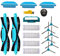 Laimaiou Kit de Accesorios Cecotec Conga 3590 3390 3790 3490 3290 3690 Piezas de Repuesto para Robot Aspirador 17 Paquetes de Cepillo Principal, Filtro, Cepillo Lateral y paño de fregona