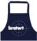 Dressfactor Grillschürze für Männer | Bratort | Grill-Schürze mit Spruch lustig BBQ Grillen Uni Farbe Navy