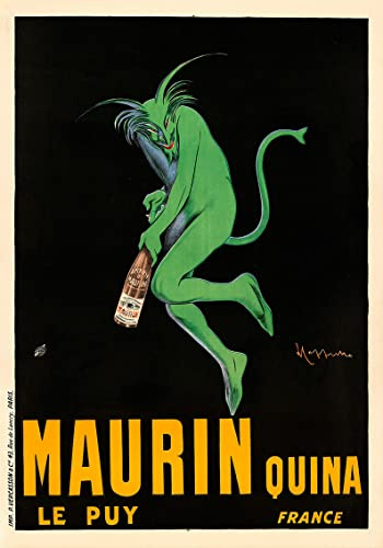 Maurin Poster Quina - Kunstdruck Vintage Leonetto Corkello - 70 x 100 cm