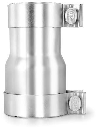 Peastorm 2.5 to 3 Inch Exhaust Adapter, ID 3 to 2.5 Exhaust Reducer Connector Pipe with Clamp