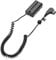King Ma Extendable Coiled Power Adapter Cable for D-Tap Connector to NP-F550 Dummy Battery Compatible with Sony HXR-NX5C NX5R NX3 Camera