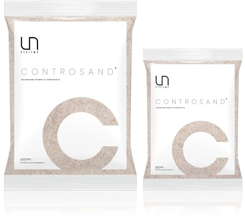 UNS Controsand – Bora, 3 l, natürliches Süßwasser, 0,4–0,9 mm, natürlicher weißer Sand für Aquascaping bepflanzte Tanks – Aquarium, Terrarium, Paludarium Substrat für Betta, Garnelen, Fische