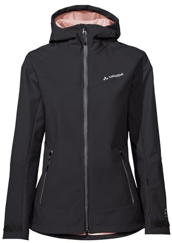 VAUDE Damen Women's All Year Elope Softshell Jacket, Schwarz, 44 EU