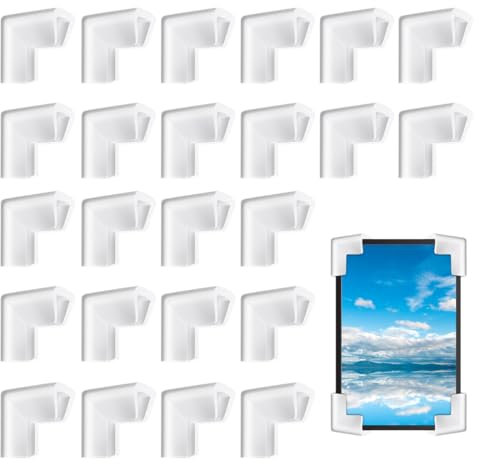 24Pcs Edge Protection Corners for TV Frame Photo Mirror,Packing Foam Corner Protectors for Shipping,Moving Foam Packing Material for Shipping