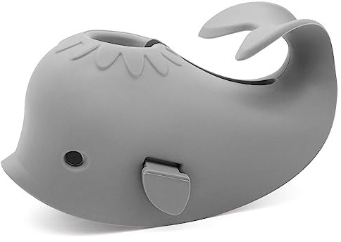 UMUACCAN Baby Bath Spout Cover Faucet Cover, Bathtub Baby, Universal Protective Safety Protection Silicone Toys, Grey Whale