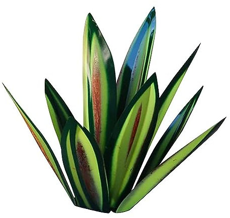 BLASHRD Rustikale Skulptur zum Selbermachen, Metall, Agave, Pflanzen, Outdoor, Garten, ästhetische , Terrassenfiguren, 1 Stück