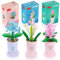FIHODONE 3 Pezzi Set di Costruzione Fiori e Piante, Costruzione di Bouquet di Fiori, Mini Blocchi da Costruzione per Bouquet, Idea Regalo per la Decorazione della Casa Fai da Te per Adulti e Bambini