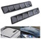 Adunsiaoto 2 Pezzi Prese D'aria Decorative per Auto, Auto Cofano Vent Decorazione, Universale Flusso D'aria Di Aspirazione Hood Scoop Bonnet Vent Copertura Turbina Copertura Del Motore(Nero)
