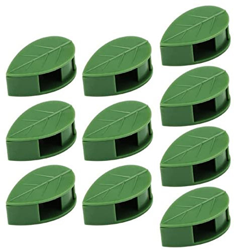 Eladcncmc 10 x Kletterwand-Clips für Pflanzen, Kletterpflanzen, Ranken-Befestigung, Wand-Kleber, Pflanzenstütze, Clip, Wein-Clip