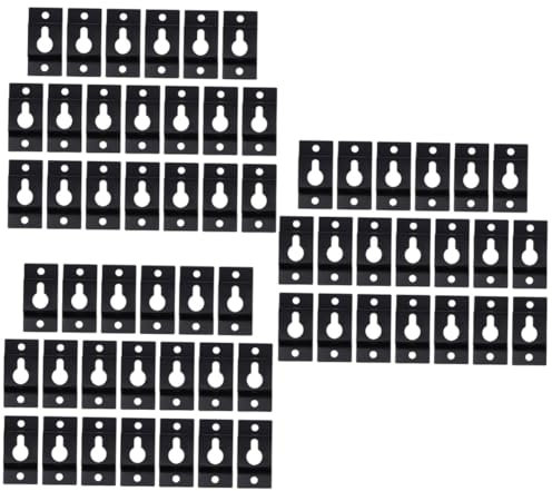 CAXUSD 60stücke Lautsprecher Wandhalterungen Schlüsselplatten Für Bilderrahmen Und Robuste Eisenaufhängungen Für Audio Und Multimedia-anwendungen