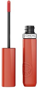 L'Oréal Paris Pintalabios Líquido, Color Intenso de Larga Duración, No Transfiere, Acabado Brillante con Efecto Vinilo, Infaillible Laque Resistance, Tono 601 Worth It