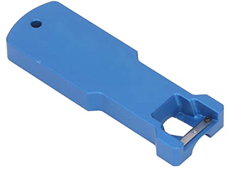 Abisolierer für Glasfaserkabel, Abisolierer für Optische Kabel, Schäler für Optische Kabel, Schäler für Optische Kabel, Vertikaler Kabelschäler, Aluminium, Blau, Geschnitten auf