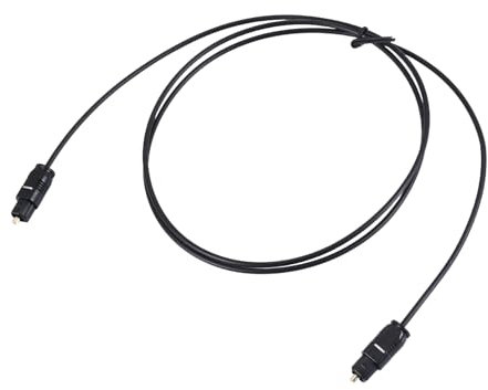 Joskeijky 3 FT 1.1M Metre Digital Fibre Optical Audio Toslink SPDIF DVD Cable Lead Plug