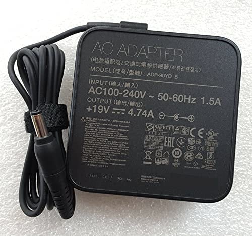 19V 4.74A 90W AC Power Adapter compatible for ASUS ROG Strix XG27UQ Monitor Power Supply