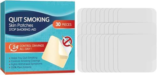 JAWUZ 30pcs Cerotti Benessere a Rilascio Graduale Stop Patch Step 1 Quit Patch per uomini