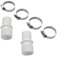 Kit de connecteur de piscine robuste conçu pour s'adapter aux tuyaux de 32 mm et 38 mm avec système de serrage fiable (A)