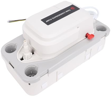 Eujgoov 350 L/h Kondensatpumpe, ABS-Material, Automatische Entwässerung, 5 M Hub für Klimaanlage und Eismaschine Bis zu 30 PS