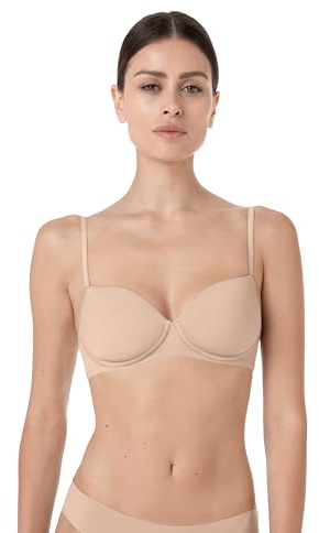 Lovable Reggiseno Imbottito Senza Ferretto e Coppe Traspiranti e Modellanti in Spacer in Microfibra | Balconcino Intimo Invisible Breeze Donna