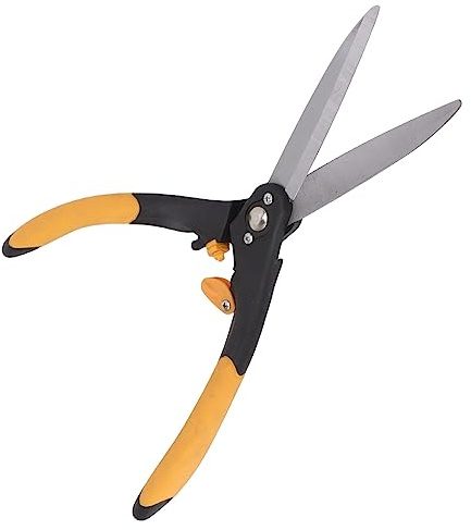 Haofy Heckenschere aus 65 Manganstahl mit Langem Griff für Kleine Gärten und Kübelpflanzen – Bypass-Gartenschere mit Ergonomischem, Rutschfestem Griff, Präzisionsschneidwerkzeug