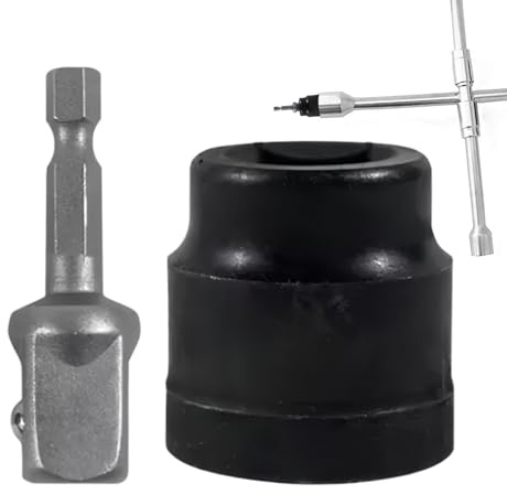 Adaptateur de clé à douille à cliquet haute performance avec raccord rapide | Douille en acier vanadium économe en énergie pour réparation automobile, changement de pneus, road trips et entretien du