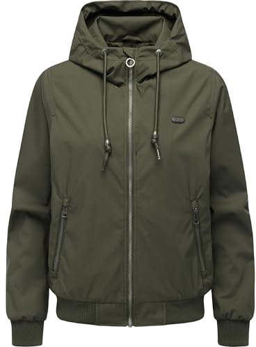 Ragwear Damen leichte Übergangsjacke atmungsaktive Jacke mit Kapuze Nuggeta Summer YOUMODO XS-6XL