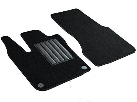 MDM SP-5217 Fußmatten Velours Autoteppich passend für Smart Fortwo III (auch EQ) 2014>