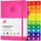 Der Clever Fox Planer - Kalender Notizbuch Organizer Tagebuch zur Steigerung von Produktivität, Motivation, Achtsamkeit, Glück, Erfolg und Zielerreichung, Undatiert, A5 - Heißes Rosa