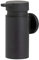 Dispensador de jabón grande de pared Tiger Noon, acero inoxidable, color: negro, con inserto extraíble, ancho x alto x profundidad: 5,5 x 12,9 x 10,1 cm