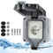 Outinhao Prese Elettriche da Muro,Presa Esterno Impermeabile IP66 con Interruttore Lampadina Indicatore, Prese a Spina 16A, per Bagno, Garage, Piscina e Giardino