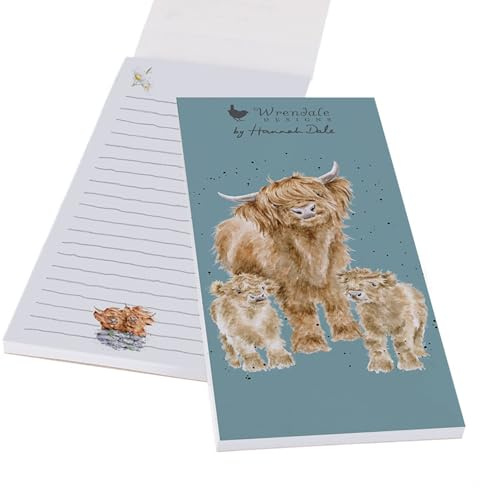 Wrendale Designs Cow Shopping Pad - Highland Wishes