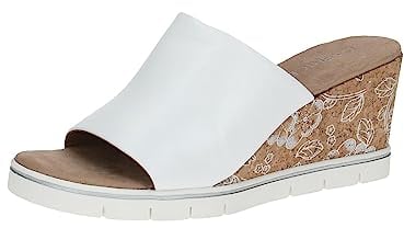 Caprice Damen 9-9-27208-20 Pantolette Absatz, White Nappa, 39 EU