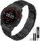 Fenix 6X Armband, 26mm Edelstahl Metall Ersatzband für Garmin Fenix 6X/Fenix 6X Pro/Fenix 5X/Fenix 5X Plus/Fenix 7X/Fenix 3/Fenix 3 HR/Tactix/Descent MK1/D2 Delta PX/D2