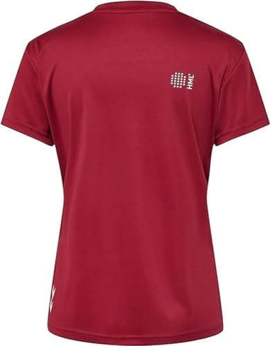 hummel Damen Hmlcourt T-shirt S/S Woman T Shirt, Rhubarb, XL EU