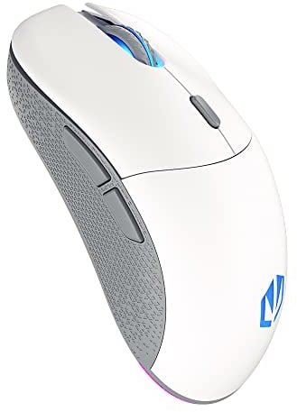 ENDORFY GEM Plus Wireless Onyx White, mouse da gaming wireless ultraleggero, sensore top di gamma PixArt PAW3395, 26 000 DPI, resistenti switch Kailh GM 8.0, EY6A015