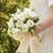 Annkin Hochzeitssträuße für Braut, Brautjungfer, 22,9 cm, elfenbeinfarben, Brautstrauß, rustikaler Blumenstrauß, künstliche Rosen für Hochzeit, Kirche, Heimdekoration