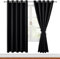 Hiasan Verdunklungsvorhänge Gardinen mit Ösen,Schwarz Blickdicht Vorhänge,Halloween Vorhang,2 Stück,167 x 183 cm (Breite x Höhe),weiche Schiebevorhänge für Schlafzimmer,Wohnzimmer usw.