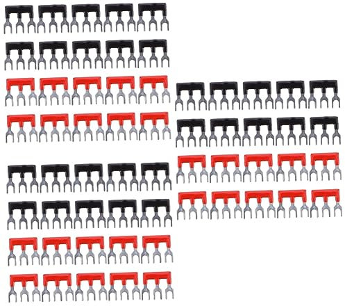 Toddmomy 60 STK Tb1503 Fester Klemmenblock Klemmleiste Kurz Kurzer Streifen Zweireihiger Klemmenblock Schraubklemmenblöcke Schraubanschluss Isolierter USB 15a Vernickeltes Kupfer