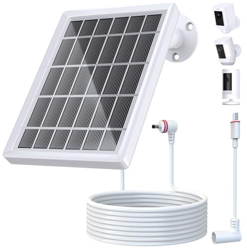Solarpanel für Ring-Kamera, Kamera-Solarpanel-Ladegerät für Ring-Stick-Up-Cam-Akku und Spotlight-Cam-Akku – nicht für Spotlight Plus/Pro (keine Kamera)