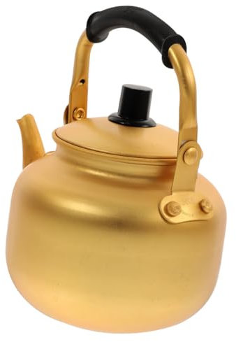 WATIIFUFU Bollitore Per Tè in Lega Di Alluminio Pentola Per Acqua Calda Piano Cottura Piccolo Bollitore Per Acqua Bollente