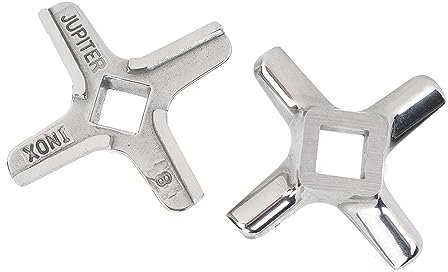 Cuchilla para Picadora de Carne, Cortador de Cuchillos de Acero Inoxidable, Fácil Reemplazo, Accesorios Multiusos para Picadora de Carne, 2 uds.
