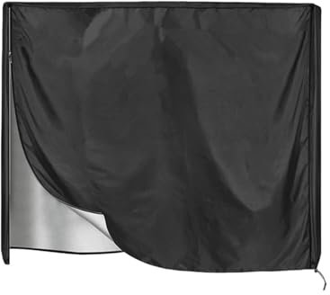Mobile TV Stand Cover | Oxford Cloth Waterproof TV Screen Protector | Black Dustproof TV Screen Cover | Wear-Resistant TV Stand Cover, Heavy-Duty Waterproof Cover for Screen Protection